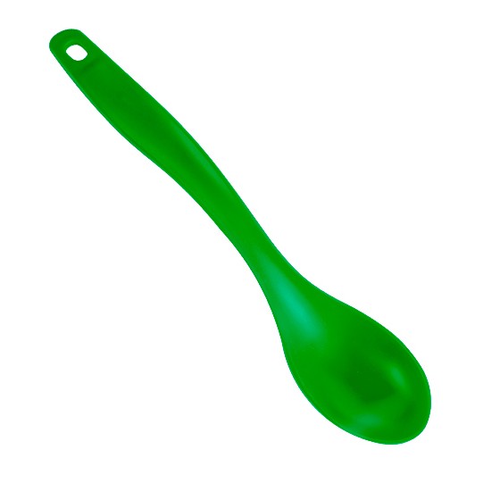 Kitchen Utensil - 30cm Spoon (BPA FREE Polypropylene) Green